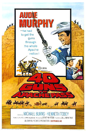 40 Guns to Apache Pass (1967) poster