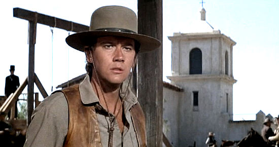 Andrew Prine as Deputy Roscoe Bookbinder in Bandolero! (1969)