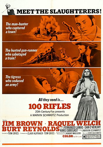 100 Rifles (1968) poster 