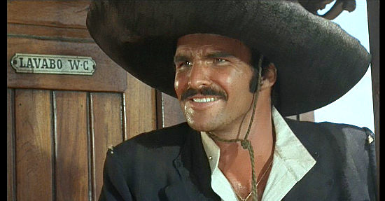 Burt Reynolds as Yaqui Joe in 100 Rifles (1969)