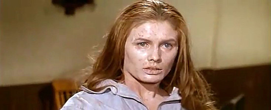 Ida Gallii (Evelyn Stewart) as Lucy Tilson in Adios Gringo (1965)