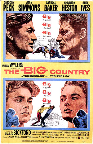 The Big Country (1958) poster