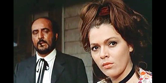 Andrea Aureli as Gilmore with Valerie Fabrizi as Margie in Ringo and His Golden Pistol (1966)