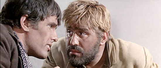 Giuliano Gemma as Tim and Mario Adorf as Harry in Sky Full of Stars for a Roof (1968) 
