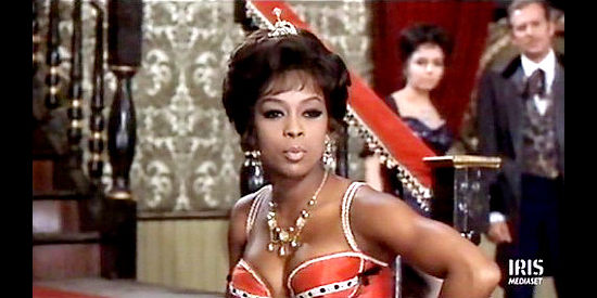 Lola Falana as Lola Gate during one of her song and dance numbers in Lola Colt (1967)