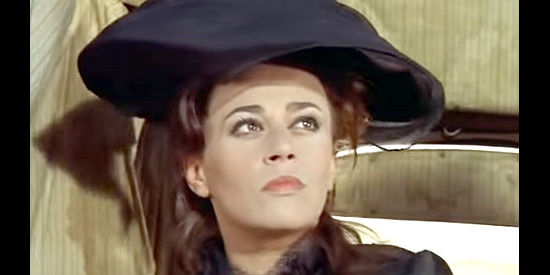 Norma Bengell as Claire dons black and begins her role as a grieving widow in The Hellbenders (1967)