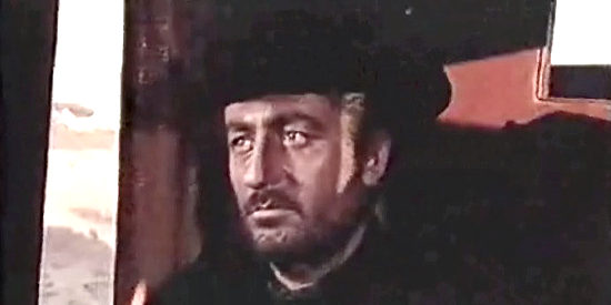 Gaetano Scala as the stage passenger who accepts a tidy sum to kill Durango in Shotgun (1968)