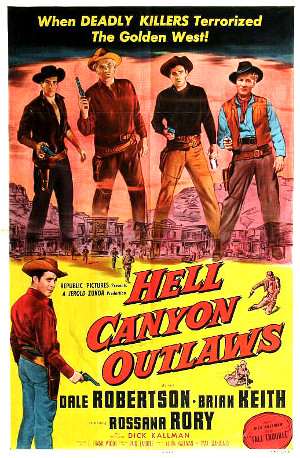 Hell Canyon Outlaws (1957) poster 