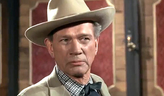 Joseph Cotton as Sheriff Logan in White Comanche (1968)