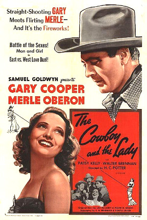 The Cowboy and the Lady (1938) poster