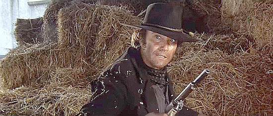 Anthony Steffen as Django, ready for action in “A Man Called Django” (1971)