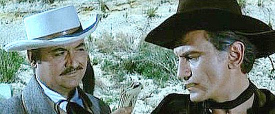 Daniele Vargas as Barrett and Anthony Ghidra as Django in “Django, the Last Killer” (1967)