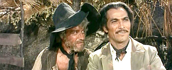 Francisco Sanz as old-timer Rusty Rogers and Jose Torres as gang member Aaron Chase in Face to Face (1967)