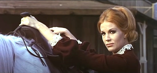Susy Andersen as Barbara Ferguson in Fifteen Scaffolds for the Killer (1968)