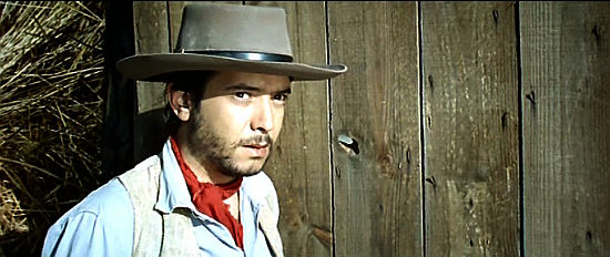 Carlos Romero Marchent as Forrest’s son, wary of visitors to the ranch, in Dead Men Don’t Count (1968)