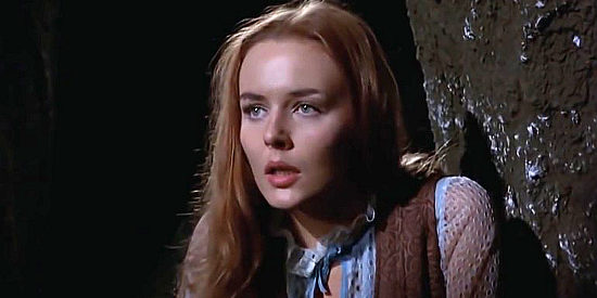 Dominique Badou as Susan Crane, a beauty kidnapped by the Cortez brothers in Even Django Has His Price (1971)