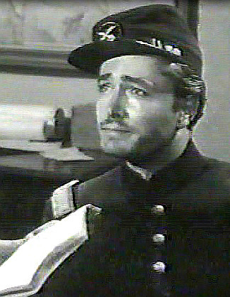 John Derek as Lt. Norman Tucker in Massacre at Sand Creek (1956)