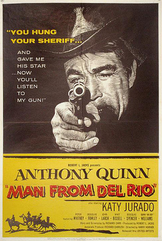 Man from Del Rio (1956) poster