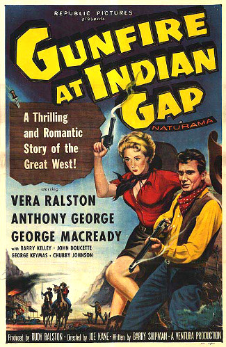 Gunfire at Indian Gap (1957) poster
