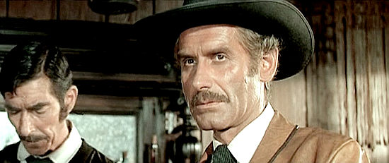 Andrea Bosic as the sheriff, trying to keep tensions from bubbling over in Kill or Be Killed (1966)