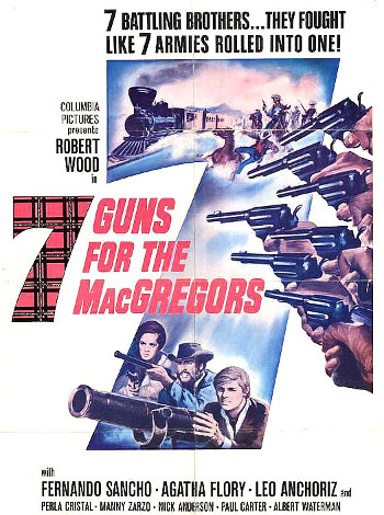 Seven Guns for the MacGregors (1966) poster 