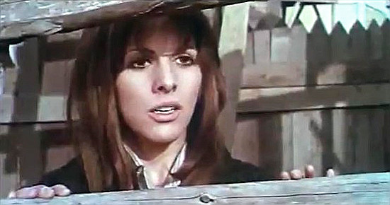 Mariella Palmich as robbery victim in Shadow of Sartana ... Shadow of Your Death (1969)