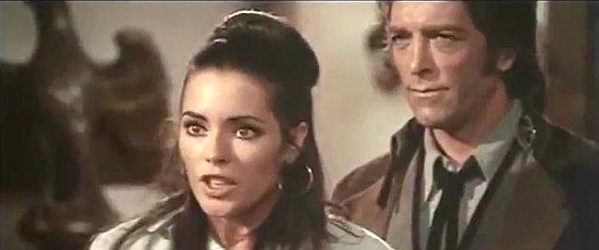 Pilar Velazquez as Juana with Paolo Gozlino as Sam Crow in His Name Was Holy Ghost (1972)