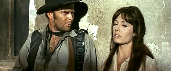 Frank Latimore as Steve Loman and Nuria Torry (Liz Moreno) as Ruth in Fury of the Apaches (1964)