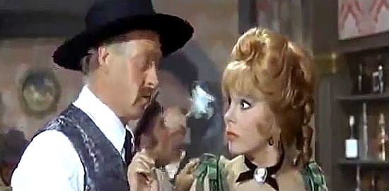 Raimondo Vianello as Frank with Lucia Modungo as Sally in For a Few Dollars Less (1966)