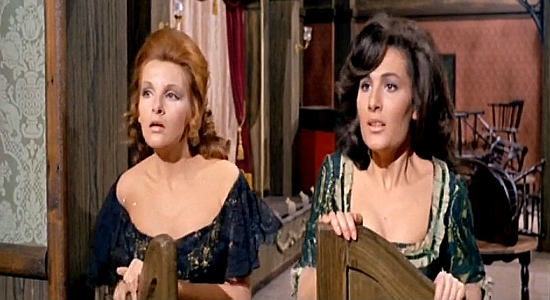 Anges Spaak as Doris and Rosella Bergamonti as Dolly in God Made Them, I Kill Them (1968)
