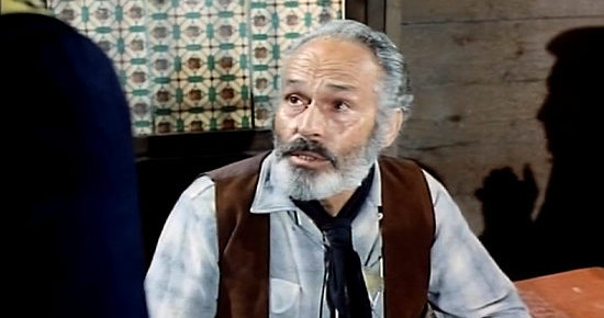Attilio Dottesio as Sheriff Bill Harris in God is My Colt .45 (1972)