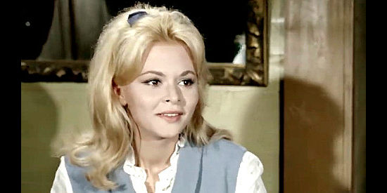 Evi Marandi (Evy Marandis) as Estelle in Damned Pistols of Dallas (1964)