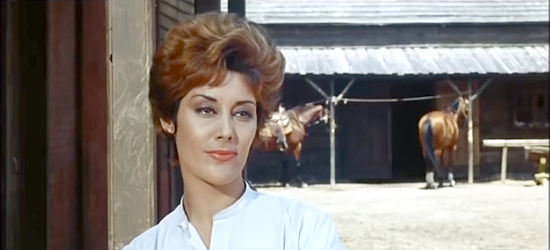 Gia Sandri as Sheila O'Connor in Thompson 1880 (1966)