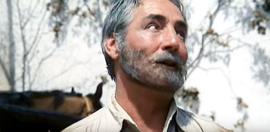 Luciano Bonanni as Kit, the mute blacksmith, in God Will Forgive My Pistol (1969) 