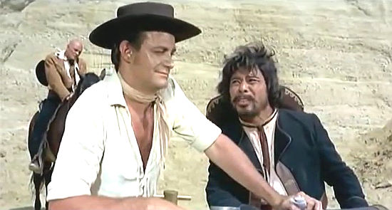 Bob Henry as Pat Scotty with George Wang as El Condor in Colt in the Hand of the Devil (1967) 