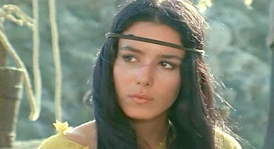 Clara Hopf (Yara Kewa) as Sunsirahe (aka Apache) in Apache Woman (1976) 