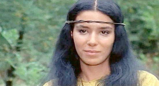 Clara Hopf (Yara Kewa) as Sunsirahe (aka Apache) in Apache Woman (1976)