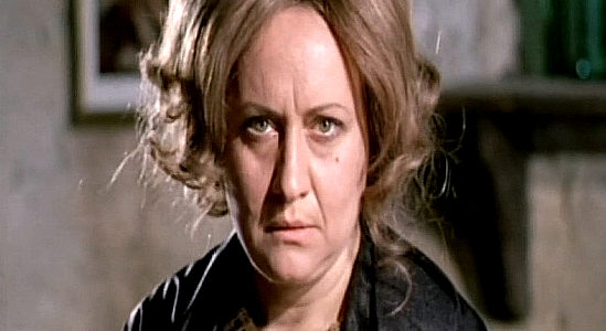 Giovanna Mainardi as Martha Scott. Sulky's widow, in Colt in the Hand of the Devil (1973)