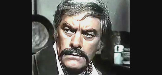 John Ireland as Abe Webster in Blood River (1974) 