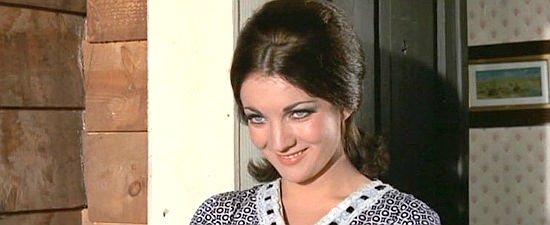 Marta Monterey as Nancy Grayson, the doctor's daughter in Garringo (1969) 