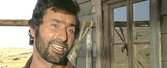 Raf Baldassarre as Damon, one of Johnny's men, in Garringo (1969) 