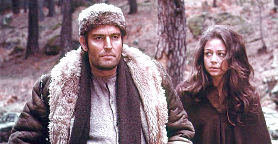 Robert Hundar (Claudio Undari) as Sgt. Brown with Emma Cohen as his daughter Cathy in Cut Throats Nine (1972)