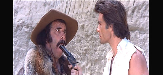 Tano Cimaroa as Chaco with Luc Merenda as Horatio in They Still Call Me Amen (1972)