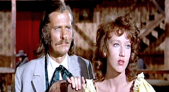 William Berger as Isaac McCorney with Fiorella Mannoia as Grace Scott in Colt in the Hand of the Devil (1973)
