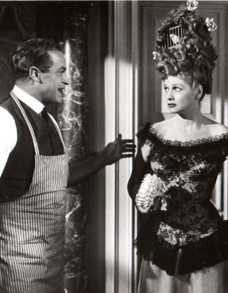 Bob Hope as Humphrey and Lucille Ball as Agatha Floud in Fancy Pants (1950)