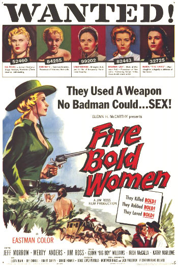 Five Bold Women (1960) poster