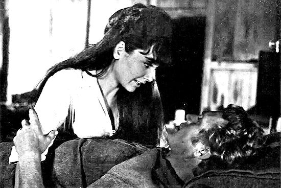 Suzanne Pleshette as Pilar with Steve McQueen as Nevada Smith in Nevada Smith (1966)