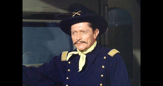Alfred Ryder as Capt. Benton in The Raiders (1963)