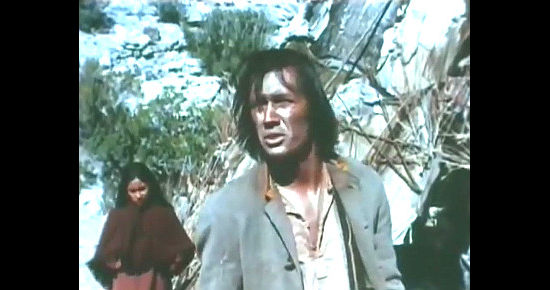 David Carradine as White Feather in The McMasters (1970)