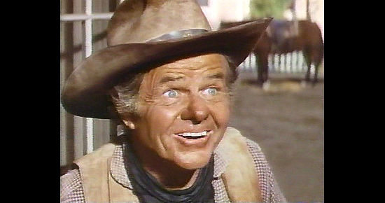Elisha Cook as Jeb, Slade's partner in The Great Bank Robbery (1969)